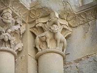 Carcassonne, Basilique St-Nazaire & St-Celse, Chapiteaux du Portail, Animal